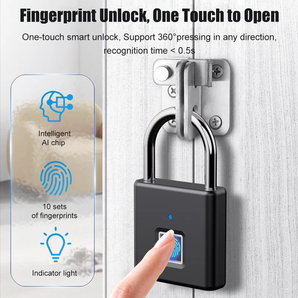 Fingerprint Smart Padlock